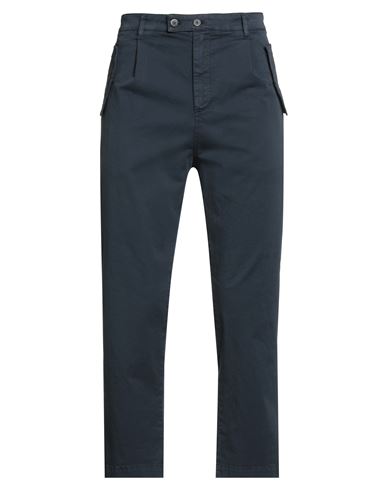Man Pants Navy Size 36 Cotton, Linen, Polyester