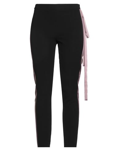 Double C Woman Pants Black Size 8 Polyester, Elastane