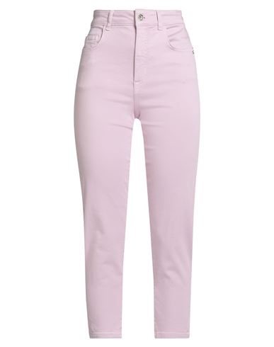 Patrizia Pepe Woman Jeans Lilac Size 26 Cotton, Elastane In Pink