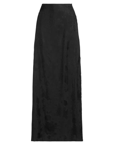 Isabel Benenato Woman Maxi Skirt Black Size 8 Cupro