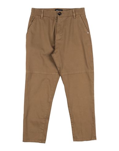Monnalisa Toddler Boy Pants Khaki Size 6 Cotton, Elastane