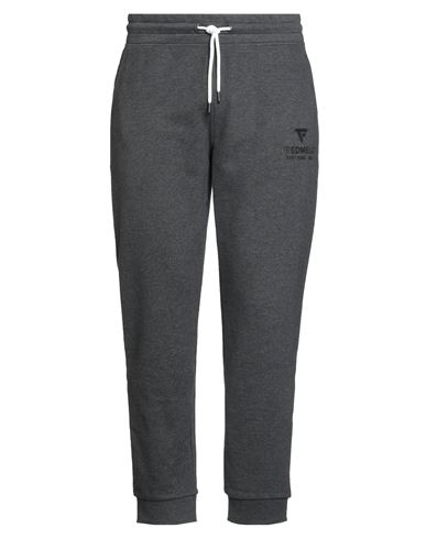 Fred Mello Man Pants Charcoal Size Xl Cotton, Polyester