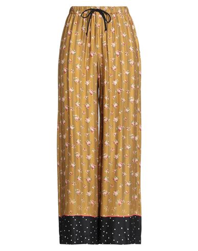 Ottod'ame Woman Pants Marigold Size 6 Viscose In Yellow