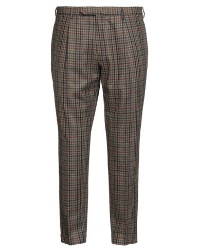 Santaniello Man Pants Khaki Size 38 Wool