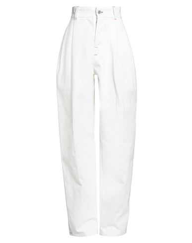 Jacquemus La Casa Woman Jeans White Size 27 Cotton