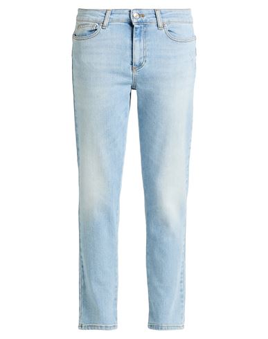 Ermanno Firenze Woman Jeans Blue Size 6 Cotton, Elastane