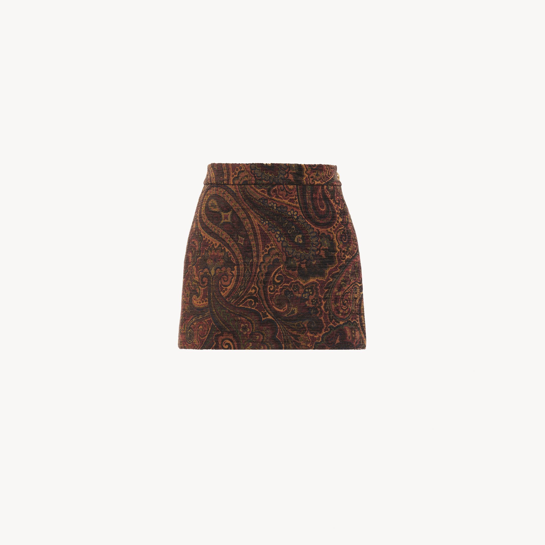 Chloé Mini Skirt With Jacquard Pattern