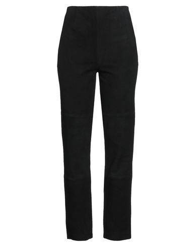 Rohe Róhe Woman Pants Black Size 10 Goat Skin
