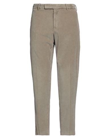 Pt Torino Mud-coloured Cotton Trousers In Brown