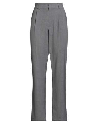 Soallure Woman Pants Grey Size 10 Polyester, Viscose, Elastane