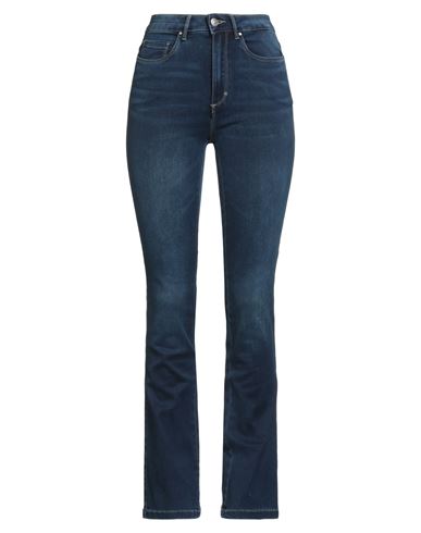 Only Blue Denim Woman Jeans Blue Size S-32l Cotton, Recycled Polyester, Elastane