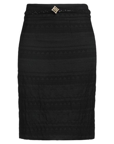 Midi-Rock Damen Schwarz 40 Damen