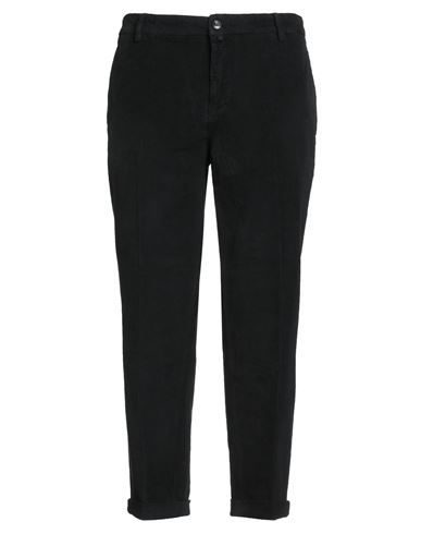 Baronio Man Pants Black Size 34 Cotton, Elastane