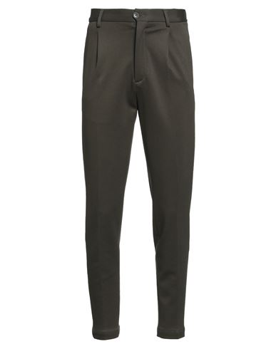 Outfit Out/fit Man Pants Dark Green Size 28 Viscose, Polyamide, Elastane In Gray