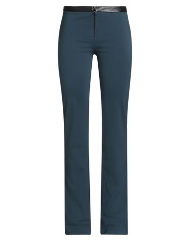 Patrizia Pepe Woman Pants Deep Teal Size 10 Viscose, Polyamide, Elastane, Polyester, Polyurethane Co In Blue