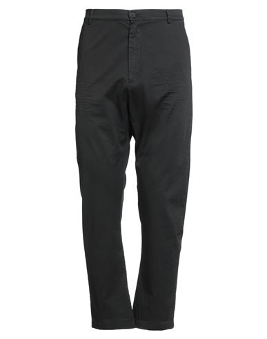Daub Man Pants Black Size 36 Cotton, Elastane In Black