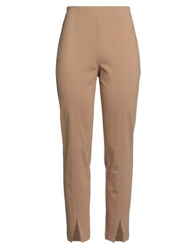 Diana Gallesi Woman Pants Camel Size 8 Viscose, Polyamide, Elastane In Sand