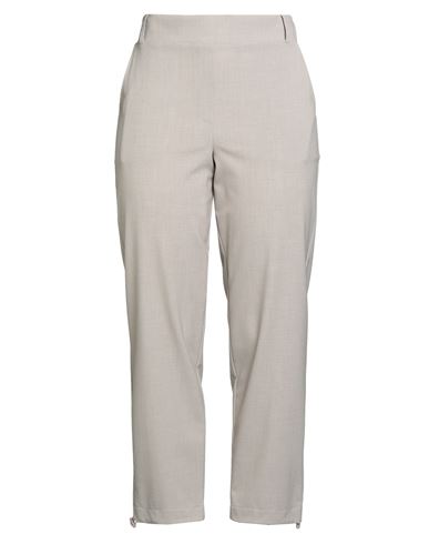 Soallure Woman Pants Taupe Size 10 Polyester, Viscose, Elastane