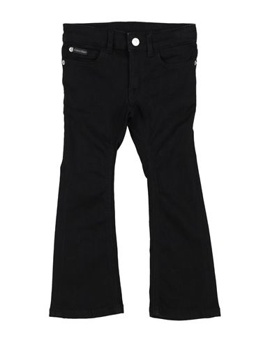 Calvin Klein Jeans Est.1978 Babies' Calvin Klein Jeans Toddler Girl Jeans Black Size 6 Cotton, Elastomultiester, Elastane