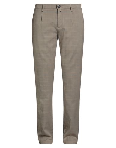 Jacob Cohёn Man Pants Sage Green Size 34 Cotton, Virgin Wool, Elastane In Brown