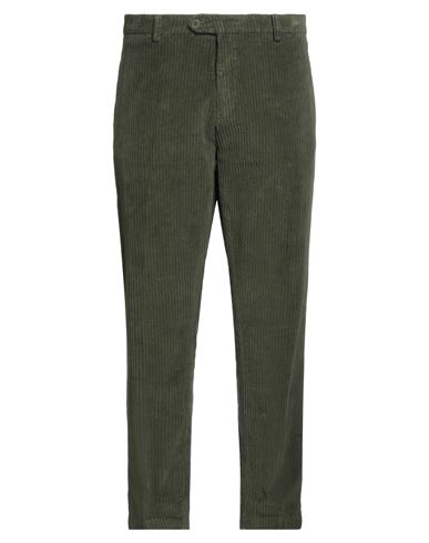 Outfit Out/fit Man Pants Military Green Size 40 Cotton, Elastane In Green