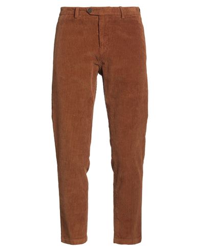 Outfit Out/fit Man Pants Brown Size 28 Cotton, Elastane In Brown