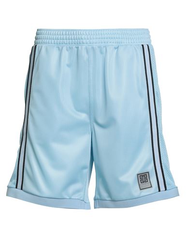 Givenchy Man Shorts & Bermuda Shorts Light Blue Size L Polyester