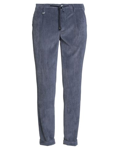 Barbati Man Pants Navy Size 34 Polyester, Polyamide, Elastane In Blue