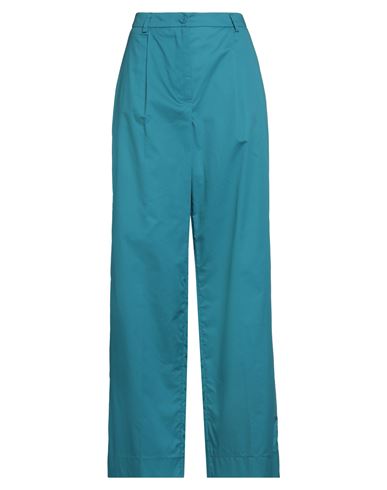 Kaos Woman Pants Turquoise Size 6 Cotton In Blue
