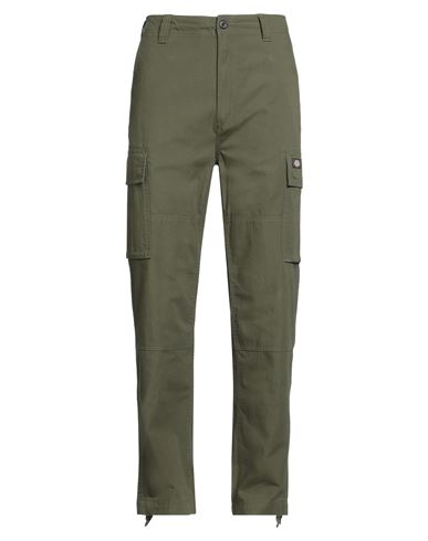Dickies Man Pants Military Green Size 34 Cotton