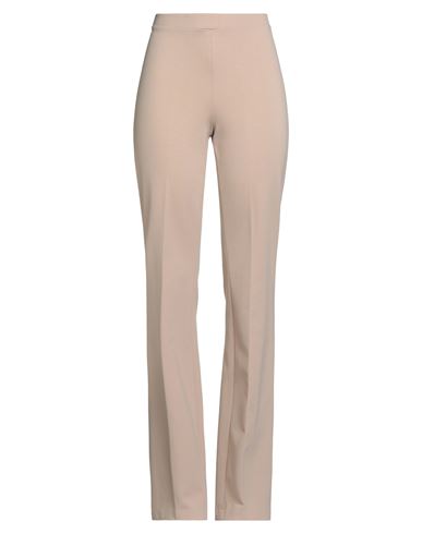 1-one Woman Pants Beige Size 8 Viscose, Polyamide, Elastane