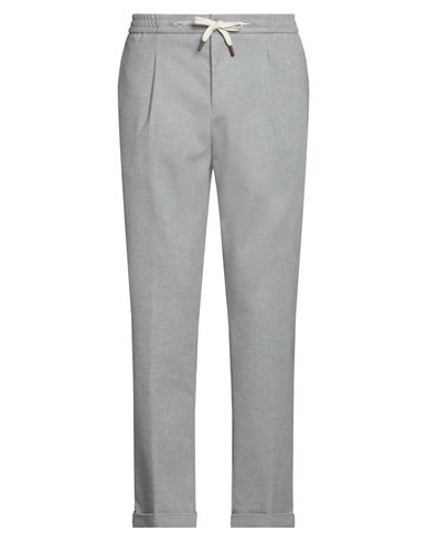 B Settecento Man Pants Grey Size 40 Cotton, Polyester, Viscose, Elastane