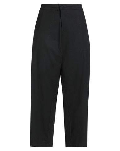 Tandem Woman Pants Black Size 14 Viscose, Polyester, Wool, Elastane In Black