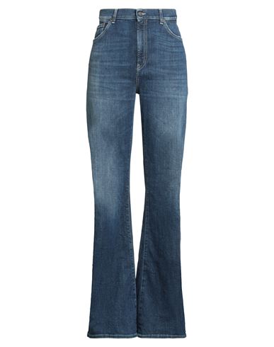 Dondup Woman Jeans Blue Size 30 Cotton, Elastomultiester, Elastane