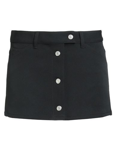 Courrèges Courreges Woman Mini Skirt Black Size 6 Polyester, Acetate