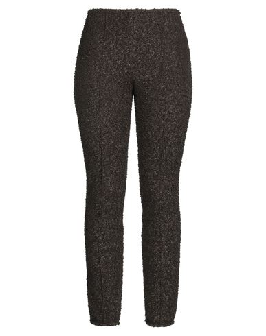 Roberto Collina Woman Pants Brown Size S Wool, Nylon, Polyester, Silk In Black