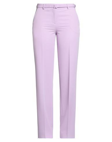 Lardini Woman Pants Pink Size 10 Polyester, Rayon, Elastane
