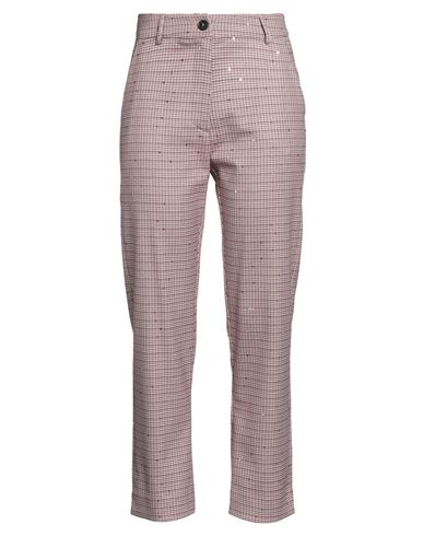 Shirtaporter Woman Pants Garnet Size 6 Polyester, Viscose, Elastane