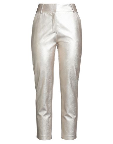 Shop Shirtaporter Woman Pants Platinum Size 14 Polyurethane, Viscose