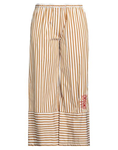 Shop Beatrice B Beatrice .b Woman Pants Camel Size 10 Cotton