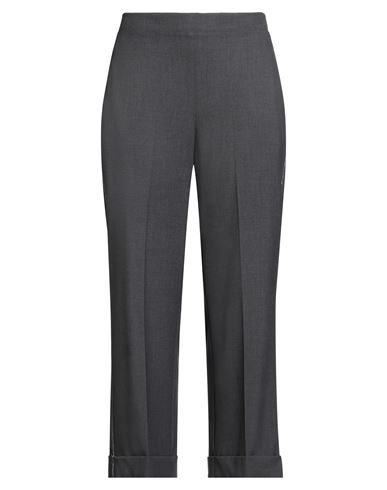 Shirtaporter Woman Pants Grey Size 10 Polyester, Viscose, Elastane