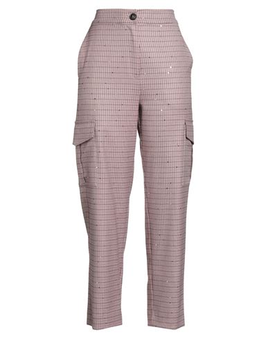 Shirtaporter Woman Pants Garnet Size 8 Polyester, Viscose, Elastane