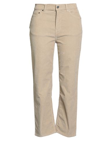 Haikure Woman Pants Beige Size 29 Cotton, Elastane In Neutral