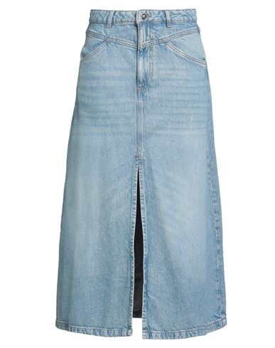 John Richmond Woman Denim Skirt Blue Size 32 Cotton