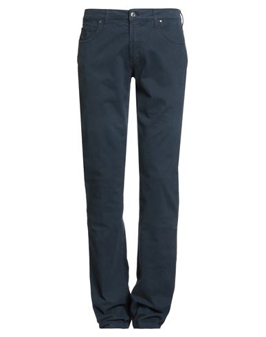 Armata Di Mare Man Pants Midnight Blue Size 30 Cotton, Elastane In Blue