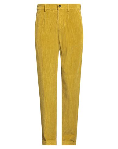 True Nyc Man Pants Lime Green Size 30 Cotton In Yellow