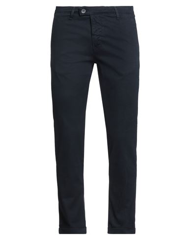 Moro Man Pants Navy Size 38 Cotton, Elastane In Blue