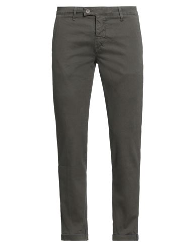 Moro Man Pants Charcoal Size 38 Cotton, Elastane In Gray