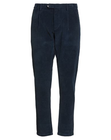 Yan Simmon Man Pants Navy Size 38 Cotton In Blue