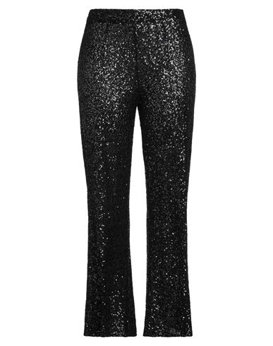 Soallure Woman Pants Black Size 10 Polyester, Elastane